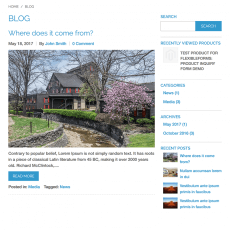 Frontend Blog - List RWD