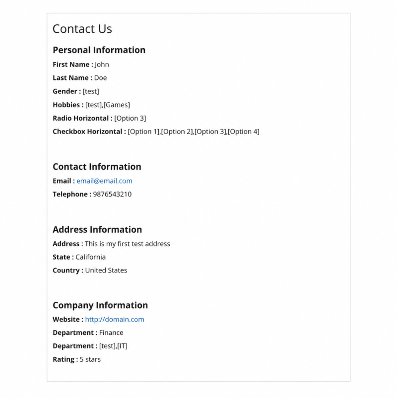 Email Template - Part 1