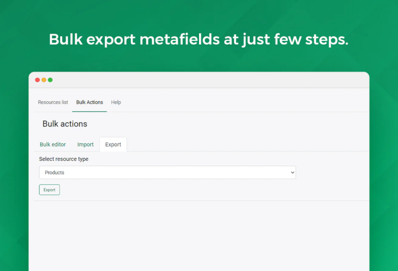 Bulk Export