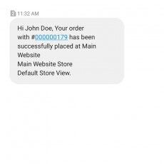 Order Placement Notification