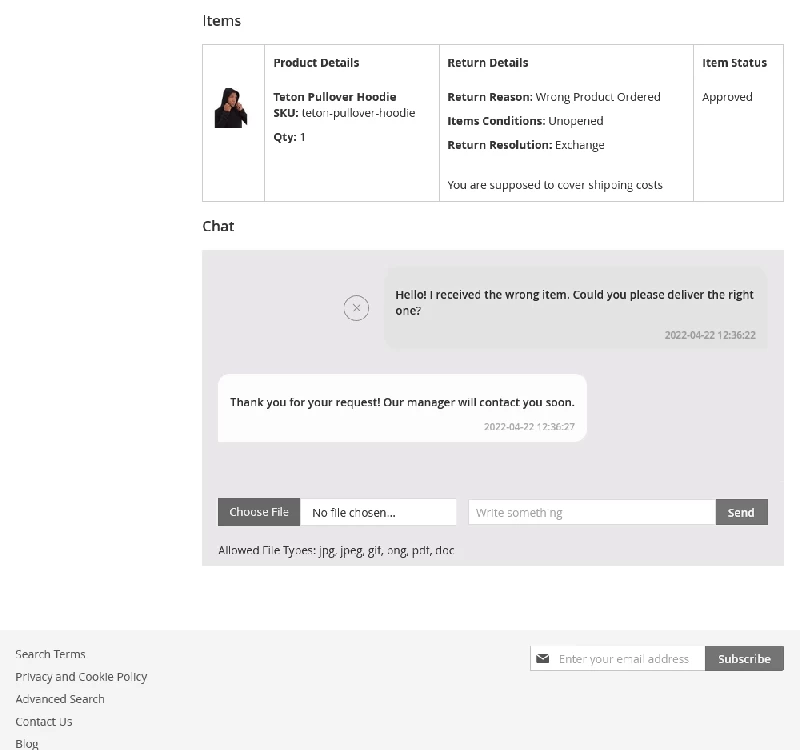 Return Chat Window