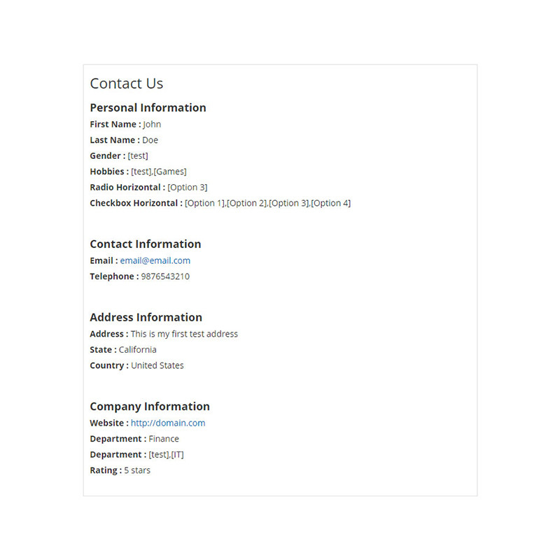 Email Template - Part 1
