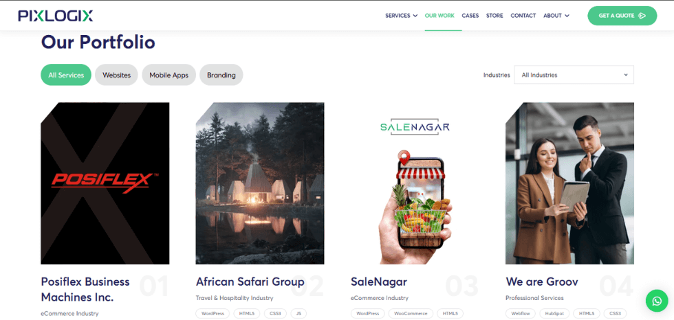 Web Design Firms Portfolio