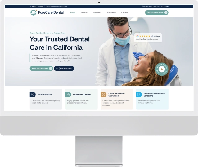 PureCare Dental Banner Image