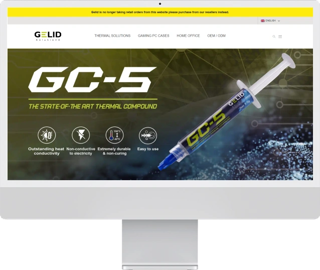 Gelid Solutions Banner