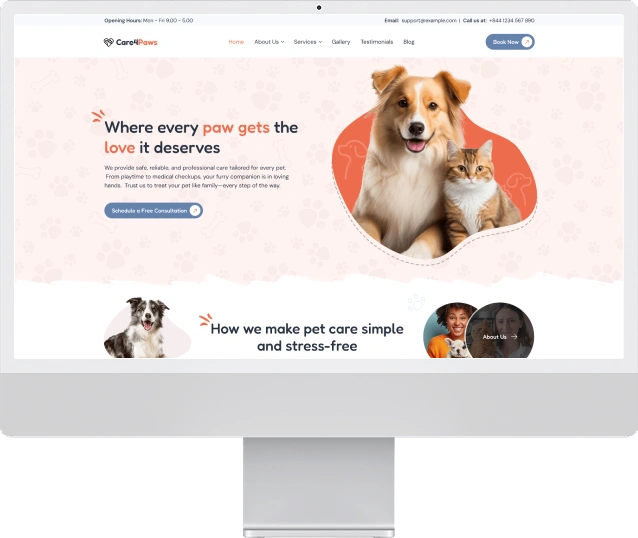 Care4Paws Banner Image